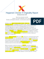 Plagiarism Checker X Originality Report: Similarity Found: 14%