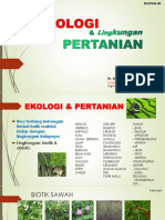 Ekologi Dan Lingkungan Pertanian