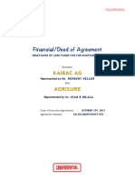 Financial/Deed of Agreement: Kaibac Ag Agrisure