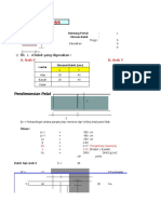 Pendimensian Balok