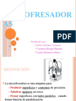 MICROFRESADORAS (Prótesis Dental)