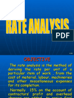 Rate Analysis (1P)