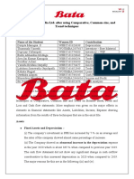 Analysis of BATA - Group 2
