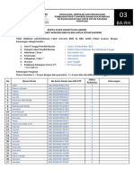 Ba 3-Rekap Harian Pendistribusian Kamis 16 Desember 2021