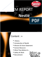 HRM Report: Nestlé