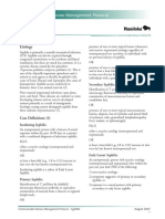 Syphilis: Communicable Disease Management Protocol