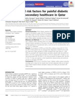 Prevalence and Risk Factors For Painful Diabetic Neuropathy in Secondary Healthcare in Qatar