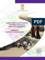 Rural Road Maintenance Training Modules For Field Engineers: Module-9