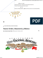 Apocalipsis Mariano - Nuevo Orden, Masonería y México