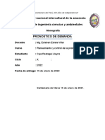 Monografia de Pronostico