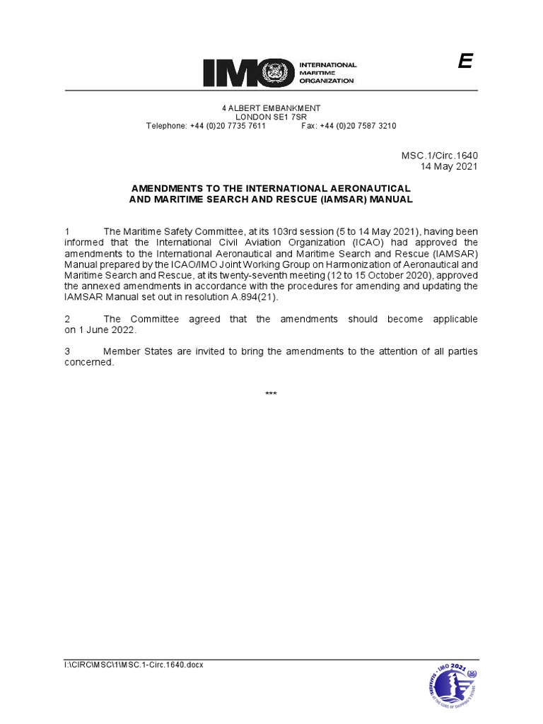 Imo Amendments 2024 | Index of MEPC Resolutions and Guidelines related ...