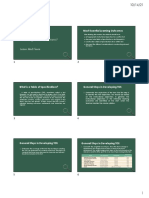 Planning For Assessment: Most Essential Learning Outcomes