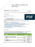 FWD: Approved Vendor - HEMPEL and FOSROC - Non-Inspectable For Marjan Project