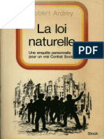 Robert Andrey - La Loi Naturelle _ Une Enquête Personnelle Pour Un Vrai Contrat Social-Stock (1971)