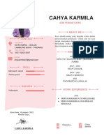 Cahya Karmila CV