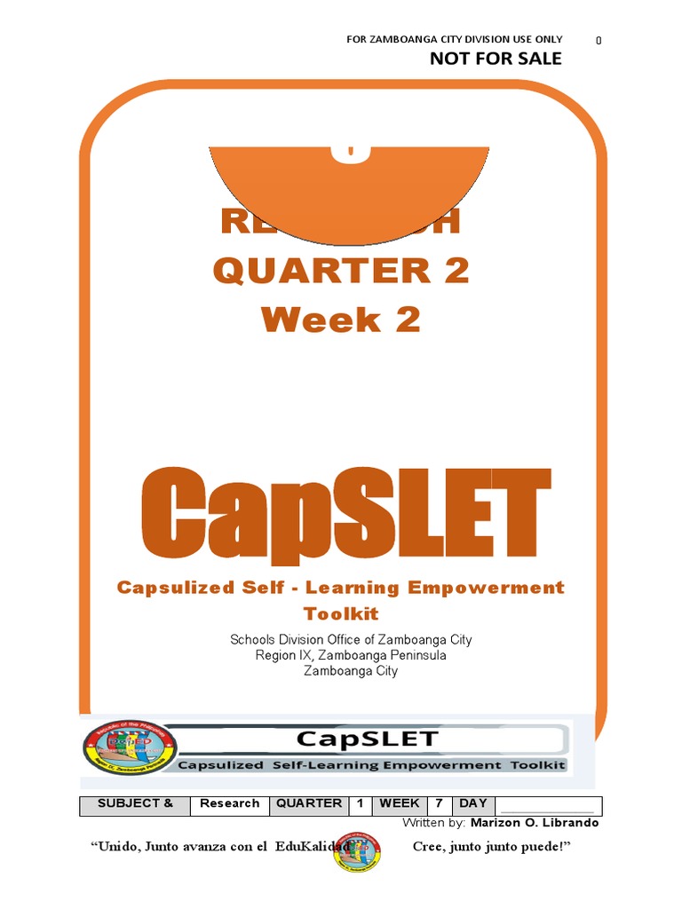 Grade 8 Q2 Wk2 | PDF | Hypothesis | Experiment