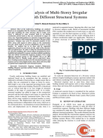 Seismic Analysis of Multi-Storey Irregular Building With Different Structural Systems