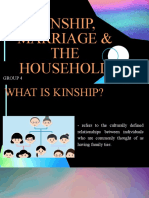 Kinship, Marriage & THE Household: Group 4