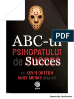 ABC Ul Psihopatului de Succes Kevin Dutt