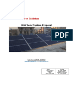 Sun Power Pakistan: 3KW Solar System Proposal
