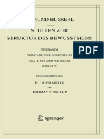 Hua 43.1, Studien zur Struktur des Bewusstseins. Teilband I. Verstand und Gegenstand. Texte aus dem Nachlass (1909-1927), Ullrich Melle, Thomas Vongehr (eds.)