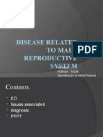Disease Related To Male Reproductive System