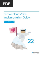 Service Cloud Voice Implementation Guide: Version 53.0, Winter '22