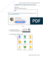 Utilizarea Platformei Google Classroom Elevi