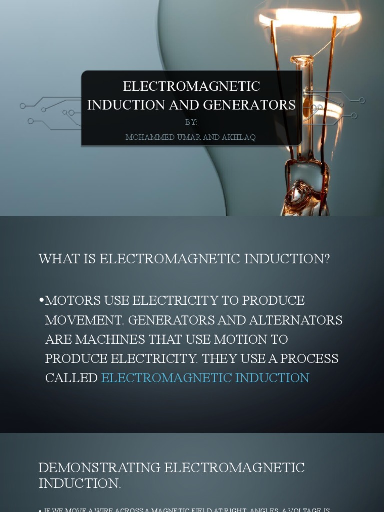 Induction and Generators PDF