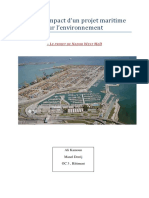 Etude D'impact Ouvrage Maritime 11 Pages