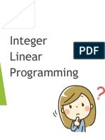 Chapter 6 Integer Linear Programming