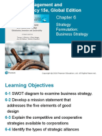 Strategy Formulation: Business Strategy