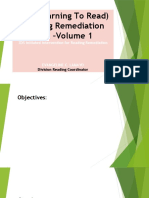LTR (Learning To Read) Reading Remediation Tool - Volume 1