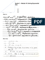 General Mathematics Quarter 1 - Module 18: Solving Exponential Equations and Inequalities