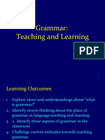 Principles of Grammar Teaching & Learning