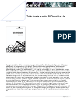 (AFRICA) A Propósito Del Libro Quién Invade A Quién. El Plan África