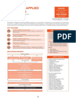 Master of Applied Computing: Key Features