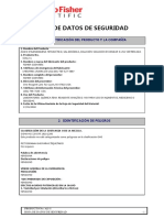 Fisher - Edta Solución Estandar 0.1 M - MSDS