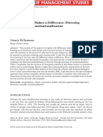 Why Difference Makes A Difference: Diversity, Inequality, and Institutionalization