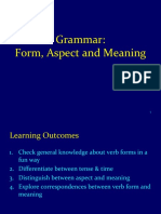 Grammar form, aspect & meaning