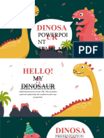 Dinosa UR: Powerpoi NT Template