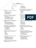 TOEFL For (Structure and Written Expression)