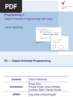 Programming 2: Object-Oriented Programming With Java