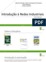 Redes Industriais Introdução