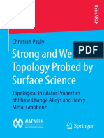 Strong and Weak Topology Probed by Surface Science_ Topological Insulator Properties of Phase Change Alloys and Heavy Metal Graphene ( PDFDrive )