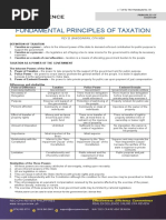 Fundamental Principles of Taxation: Rex B. Banggawan, Cpa Mba