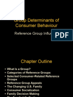 Group Determinants of Consumer Behaviour Reference Group