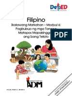 Filipino3 q2 Mod6 PagbubuongmgaTanong v2