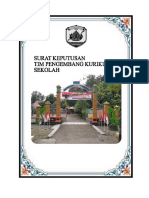 SK Tim Pengembang Kurikulum