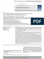 Factors Influencing Pain Dimensions in Patients with Chronic Tension-Type Headache An Exploratory Survey